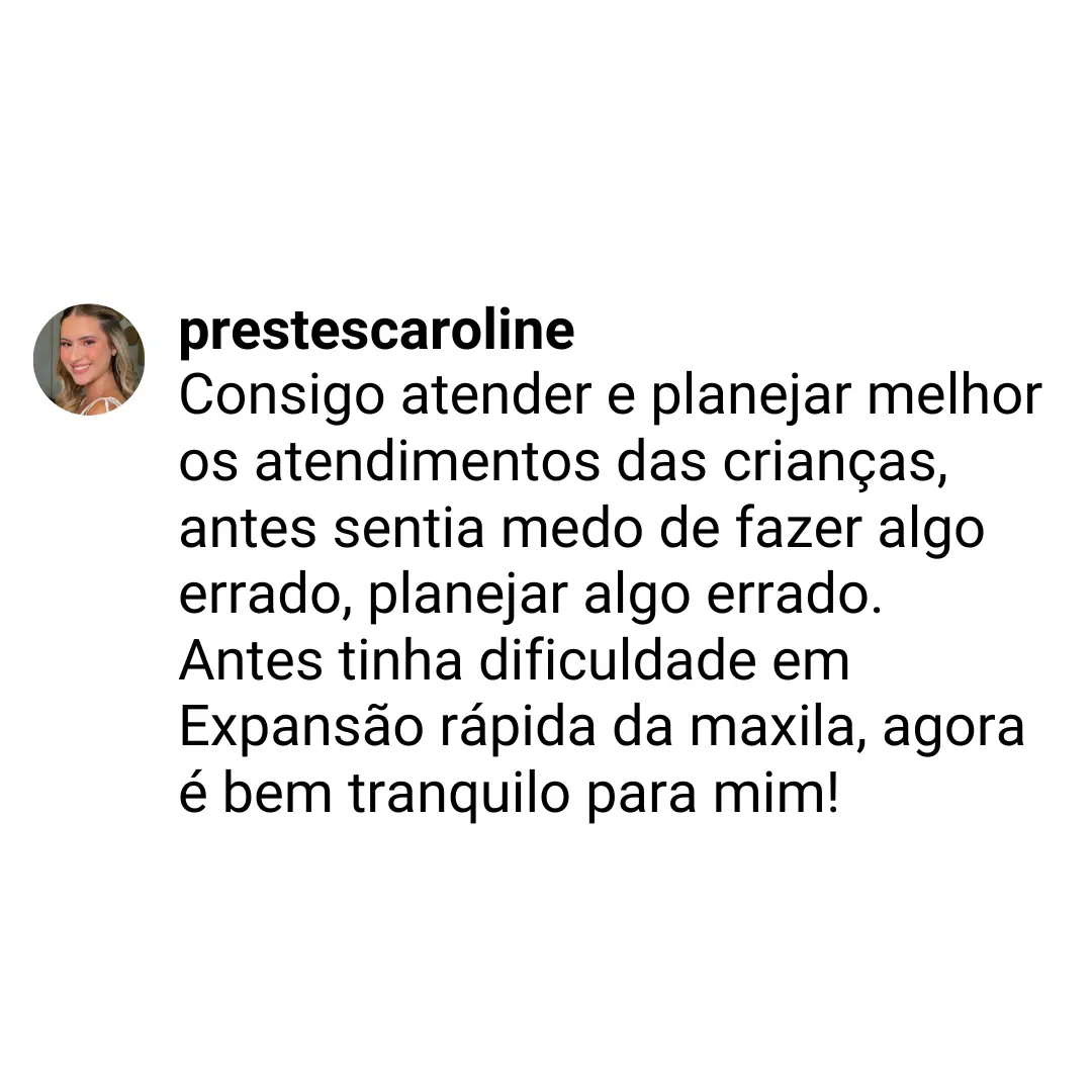 Depoimento OrtoInfantil