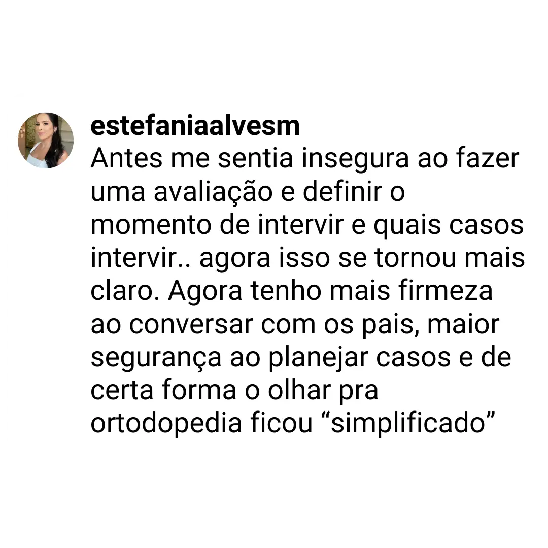 Depoimento OrtoInfantil