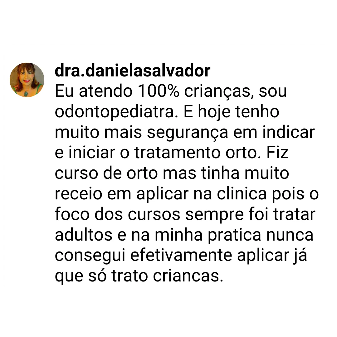 Depoimento OrtoInfantil