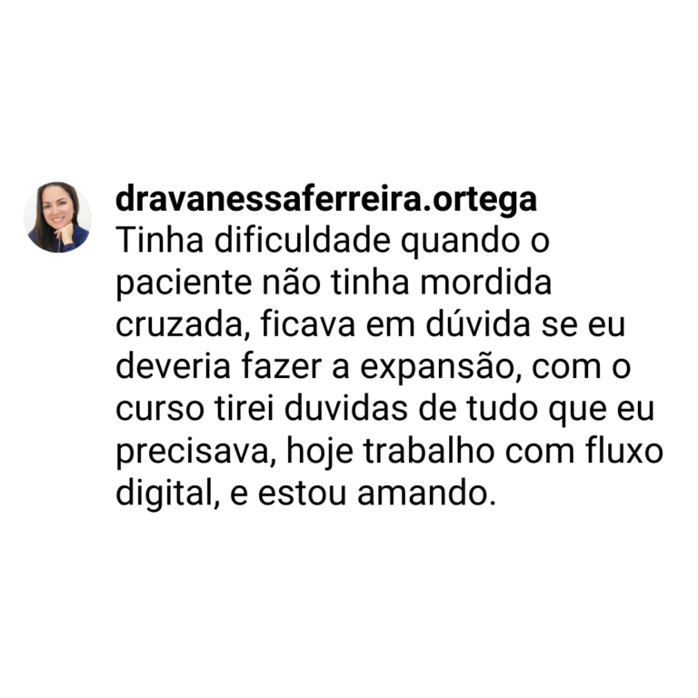 Depoimento de aluna sobre o Minuto Expansão